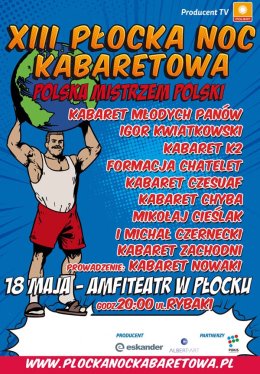 XIII Płocka Noc Kabaretowa 2019 - realizacja TV POLSAT