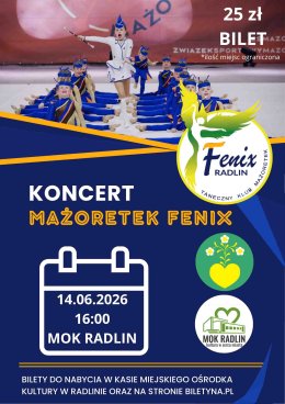 Koncert MAŻORETEK FENIX