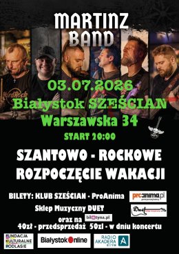 Szantowo-rockowe rozpoczęcie wakacji z zespołem Martinz Band