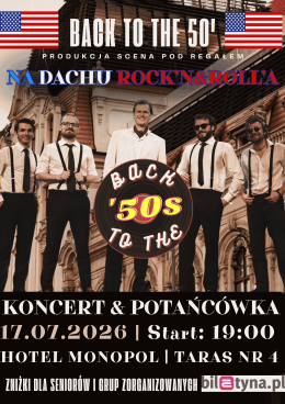 Back to the 50' na dachu Wrocławia | Gala Rock'n&Roll'a na Tarasie nr 4 Hotelu Monopol | Scena pod Regałem