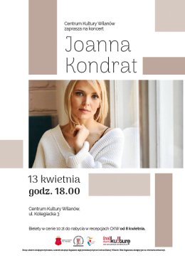 Joanna Kondrat - koncert