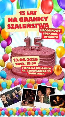 "Na granicy szaleństwa" - komedia improwizowana Teatru Improwizacji Afront.