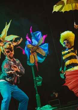 Przedstawienie "Bajkowa Fiesta" w wykonaniu artystów Teatru Kultureska