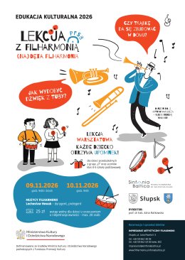Lekcja z filharmonią - po prostu MUZYKA! ,,(na) DĘTA filharmonia''