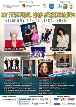 XX Festiwal nad Jeziorakiem - Siemiany 2026