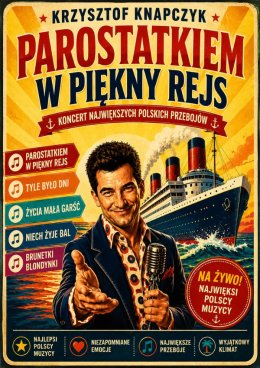 Parostatkiem w piękny rejs z Krzysztofem Knapczykiem