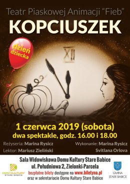 Kopciuszek- Teatr Piaskowej Animacji