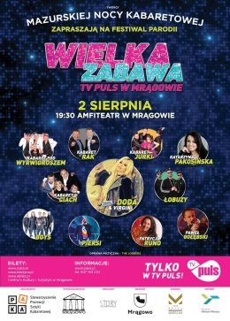 Wielka Zabawa TV PULS w Mrągowie - I Letni Festiwal Parodii