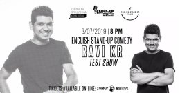 English Stand-up Comedy: Ravi Kr "Test Show"