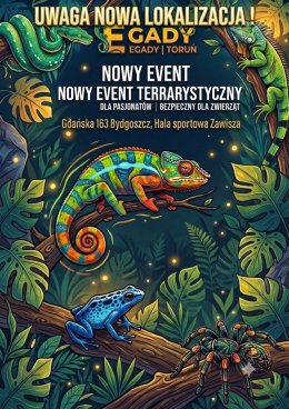 Event terrarystyczny EGADY i Strefa Twórców Handmade