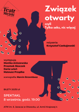 Związek otwarty - spektakl ATM im. S. Jaracza w Otwocku (wrzesień)