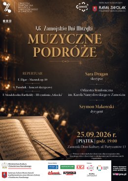 46. Zamojskie Dni Muzyki - "Muzyczne Podróże"