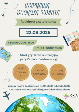 "Wyprawa dookoła świata" - rodzinna gra terenowa