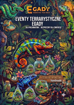 Event terrarystyczny EGADY i Strefa Twórców Handmade
