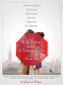 W deszczowy dzień w Nowym Jorku.