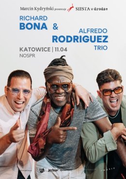 Marcin Kydryński prezentuje SIESTA w drodze: Richard Bona & Alfredo Rodriguez Trio