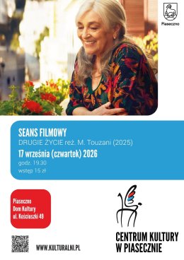 Seans filmowy. DRUGIE ŻYCIE, Dom Kultury, Piaseczno