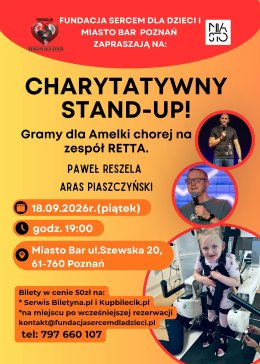 Stand-up charytatywny: Paweł Reszela i Aras Piaszczyński