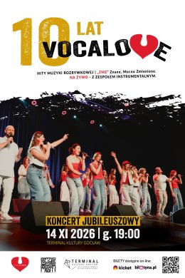 Koncert jubileuszowy: 10 lat VOCALOVE