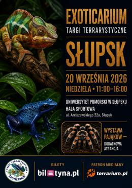 Słupsk - Targi Terrarystyczne Exoticarium + Wystawa Pająków