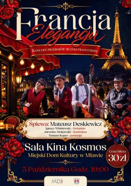 FRANCJA ELEGANCJA | koncert przebojów muzyki francuskiej