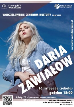 Daria Zawiałow - koncert w WCK