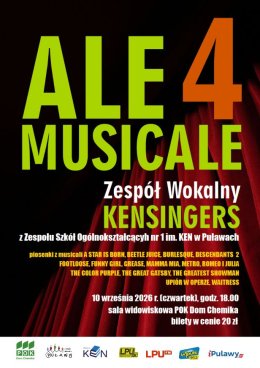 "Ale Musicale 4" - Koncert Zespołu Wokalnego KENSINGERS