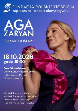 Aga Zaryan dla Polskich Hospicjów