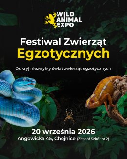 Wild Animal Expo - Festiwal Zwierząt Egzotycznych Chojnice 20-09-2026