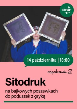 Szycie poszewek z gryką i sitodruk na bajkowych pościelach