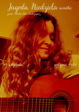 Jagoda Niedziela acoustic