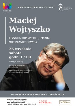 Maciej Wojtyszko - spotkanie autorskie WSK - 26.09.2026