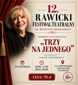 "TRZY NA JEDNEGO" spektakl (+18)