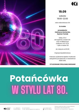 Potańcówka w stylu lat 80.