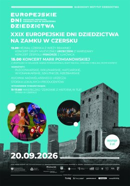Europejskie Dni Dziedzictwa na zamku w Czersku 2026