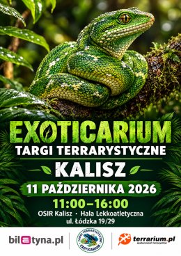 Kalisz - Targi Terrarystyczne Exoticarium + Wystawa Pająków
