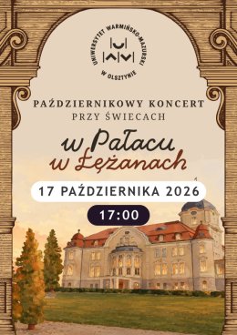 Październikowy koncert przy Świecach w Pałacu w Łężanach