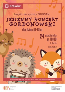 Jesienny Koncert Gordonowski – zespół Muzyczny Budzik