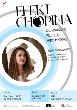Efekt Chopina: Maria Moliszewska - recital fortepianowy