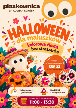 Halloween dla Maluszków - Kolorowa Fiesta bez straszenia W Piaskownicy 31 października 11:00
