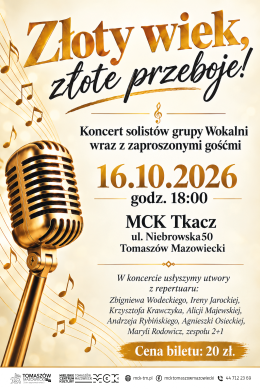 koncert ,,Złoty wiek, złote przeboje!"