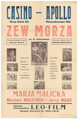 Zew morza - Klasyka Polskiego Kina Niemego z muz. na żywo