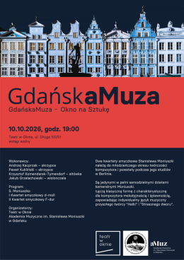 GdańskaMuza – Okno na Sztukę | cykl koncertów