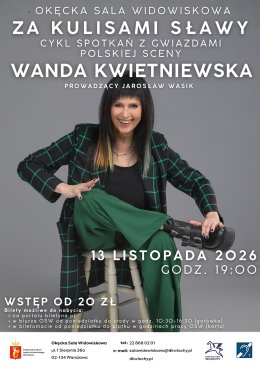 Za kulisami sławy - Wanda Kwietniewska