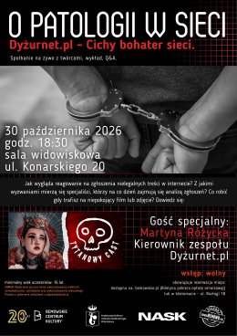 Dyżurnet.pl – cichy bohater sieci. Spotkanie z cyklu „O Patologii w sieci”.