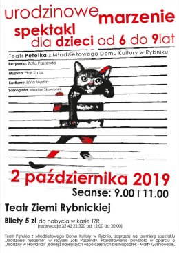 "Urodzinowe marzenia" - spektakl Teatru "Pętelka" z MDK w Rybniku