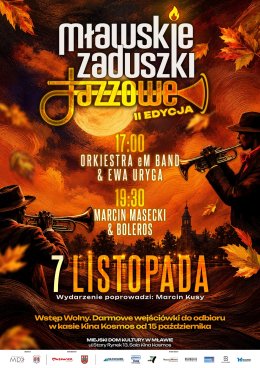 II MŁAWSKIE ZADUSZKI JAZZOWE - godz. 17:00 – eM Band & Ewa Uryga