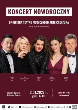 Koncert Noworoczny Teatru Muzycznego Arte Creatura
