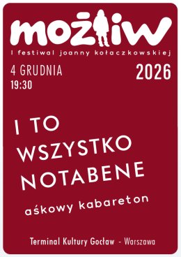 MOŻLIW 2026 - Festiwal Joanny Kołaczkowskiej