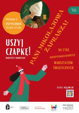 Pani Mikołajowa zaprasza. Warsztaty rodzinne.